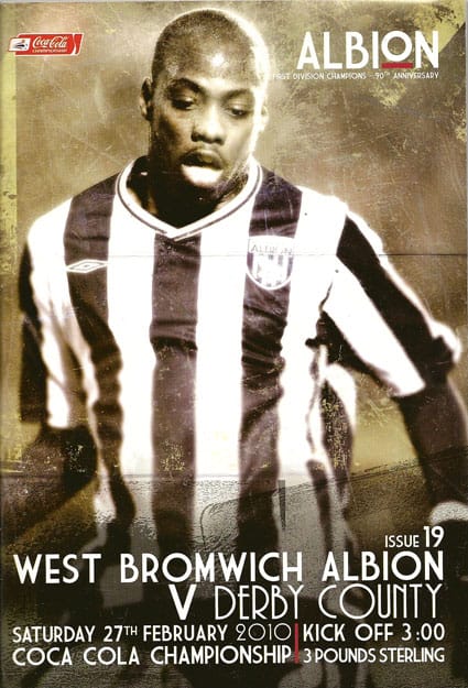 West Bromwich Albion FC  v Derby County FC